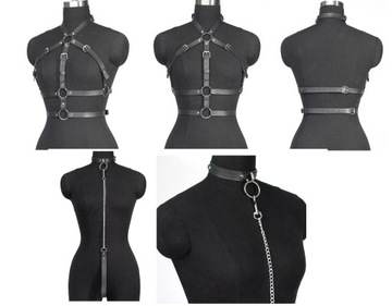 KOMPLET BIELIZNY 6ELEMENTÓW SEXY BIELIZNA STRÓJ XL