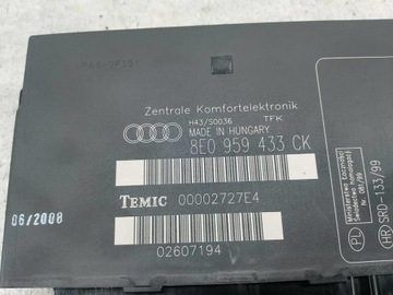 фото thumb №6, Модуль комфорта audi a4 b7 8e0959433ck 00002727e4 2.0 tdi