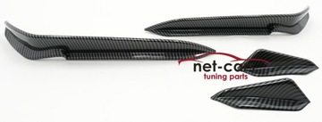 фото thumb №11, Спойлер накладка бампер golf 7.5 17- карбон r lin