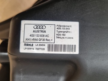 фото thumb №12, Audi a6 c7 3.0 tdi корпус фильтра воздуха расходомер 4g0133838ac