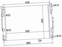 фото thumb №2, Радиатор renault grand scenic ii 1.5-2.0