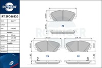 фото thumb №2, Тормозные колодки тормозные rt 2pd36320