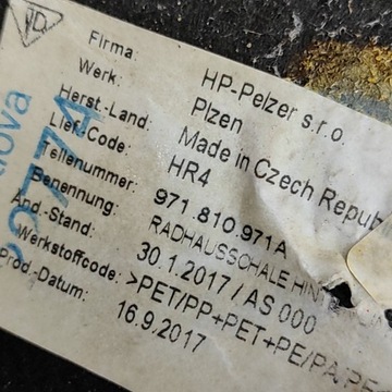 фото thumb №7, Porsche panamera 971 2018 левая сторона подкрылок задние