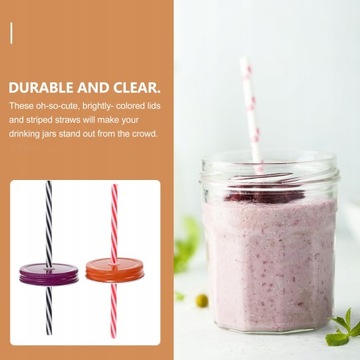 КРЫШКИ MASON JARS СОЛОМКА СТЕКЛЯННАЯ КРЫШКА ДЛЯ B