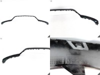 фото thumb №14, Mercedes amg gt 63 x290 4-door купе 19-23 спойлер решётка + планки перед