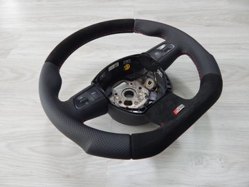 фото thumb №8, Audi a4 b7 b8 a6 c6 q7 - руль sport лепестки алькантара s-line 4f0
