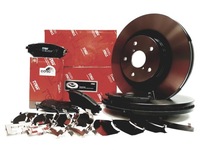 фото thumb №1, Trw тормозные диски + тормозные колодки перед subaru tribeca