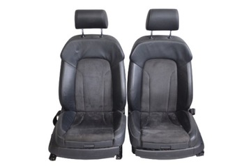 фото thumb №8, Audi q7 4l сидіння шкіра алькантара чорна електрика