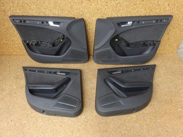 фото thumb №16, Audi a4 b8 8k оббивка сидіння диван зад обшивки шкіра комплект s-line