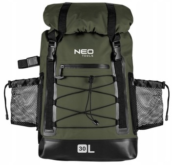 РЮКЗАК ТУРИСТИЧЕСКИЙ NEO Tools ВОДОНЕПРОНИЦАЕМЫЙ ДЛЯ ВЫЖИВАНИЯ ВОЕННЫЙ КЕМПИНГ 600D 30л