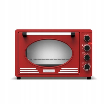 RETRO PIEKARNIK 2000 W TERMOOBIEG+ROŻNO 45L
