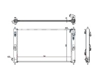 фото thumb №1, Радиатор citroen c4 aircross 12- mn156092
