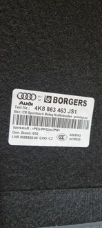 фото thumb №11, A7 c8 4k обивка пол багажника зад гранитово-серый 4k8863463