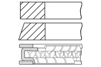 фото thumb №1, Goetze 94 std 1.5-3-1.2 набор колец поршня land rover range