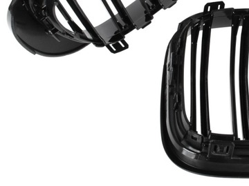 фото thumb №10, Решітки радіатора do bmw x3 f25 x4 f26 рестайлінг чорний блиск решітка решітка радіатора решітка