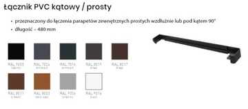 НАРУЖНОЕ ОКНО АЛЮМИНИЕВЫЙ АНТРАЦИТОВЫЙ SZ. 17,5 см