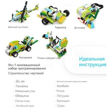 Совместимость с комплектом расширения WeDo 2.0.