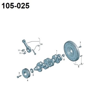 фото thumb №13, Набор распределительный вал 1,4 tsi czda з насос i винтами volkswagen vw оригинальный номер оригинал