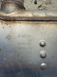 фото thumb №13, Гаситель выхлоп bmw 8 g14 g15 g16 kpl оригинал 9797557 9454851