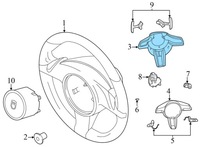 фото thumb №9, Porsche 911 992 panamera cayenne macan задня рамка керма czarna