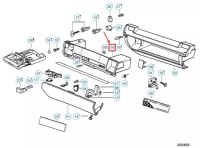 Bmw 3 e36 крышка бардачок решётка радиатора закрытая бежевая 64228183042 8183042 oem с Разборки, фото thumb