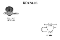фото thumb №2, Комплект - набір ремінь розподільного валу snr ktb391 k015409