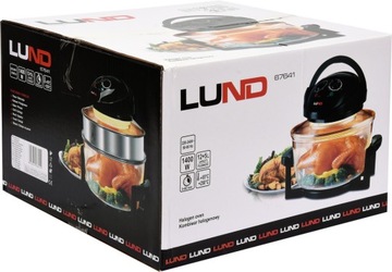 LUND KOMBIWAR HALOGENOWY 17L PIEKARNIK DUŻY CZARNY