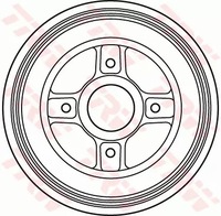 фото thumb №3, Trw барабан гальмівний задня renault twingo ii cn0_