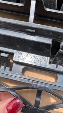 фото thumb №7, Решітка радіатора решітка vw caddy 2k5 volkswagen оригінал