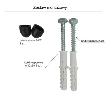 Wieszak na rower R4S rozstaw ramion 28 cm