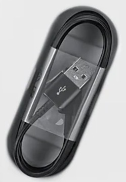 ОРИГИНАЛЬНЫЙ КАБЕЛЬ SAMSUNG USB-A — USB-C ДЛИНОЙ 1,5 М, ЧЕРНЫЙ, БЫСТРАЯ ЗАРЯДКА