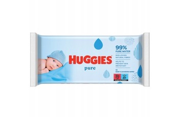 Влажные салфетки Huggies Pure 56 шт. 99% чистая вода