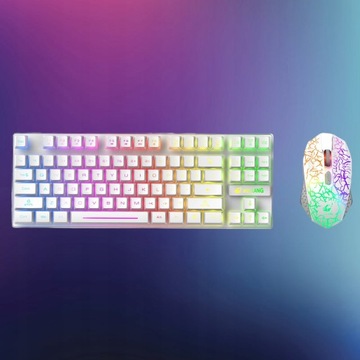 Беспроводная игровая система RGB белого цвета