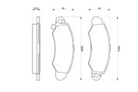 фото thumb №1, Bosch тормозные колодки тормозные suzuki перед swift 96- bosc