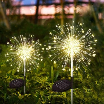 4x СОЛНЕЧНАЯ ЛАМПА ДЛЯ САДА ДЕРЕВО ОДУВАНЧИК 150 LED