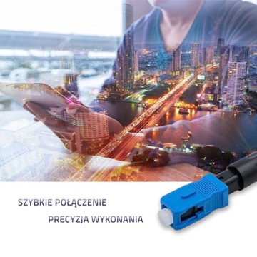 Быстроразъемный оптоволоконный разъем Qoltec SC/UPC 0,9