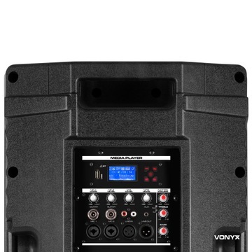 Мобильная акустическая система для вечеринок 15 дюймов BT 1000 Вт MP3 USB