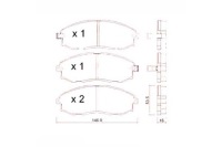 фото thumb №2, Тормозные колодки тормозные hyundai starex 97- zimmermann