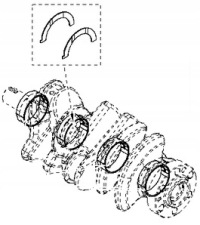 Вкладыши опорный  renault captur megane 1.2 1.4 tce ne Цена, фото thumb