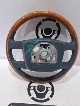 фото thumb №6, Руль vw touareg 7l / phaeton дерево светлый+ кожа серый nr135