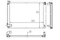 фото thumb №2, Nrf 58604 радиатор, система охлаждение двигателя