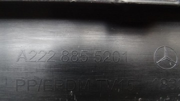 фото thumb №15, Mercedes s-klasa w222 дифузор накладка бампера зад a2228855201