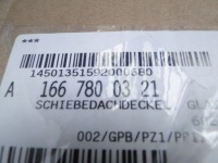 Mercedes ml 166 w166 люк стекло шторка передняя часть Цена, фото thumb