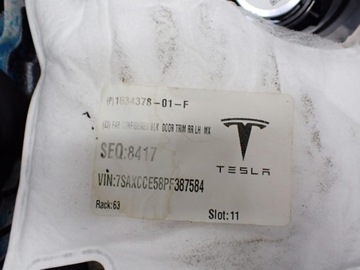 фото thumb №8, Боковина оббивка двері лівий зад 1647992-00-b рестайлінг tesla модель x 23r