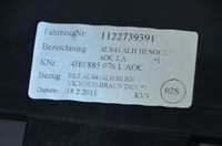 фото thumb №7, Audi a8 4h d4 комплект сидінь шкіра коричневий elekrtyka