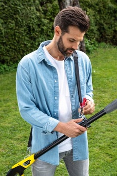 KARCHER PSW 18-20 АККУМУЛЯТОРНАЯ ПИЛА ЗАПУСК