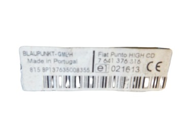 фото thumb №8, Радио cd blaupunkt fiat punto ii