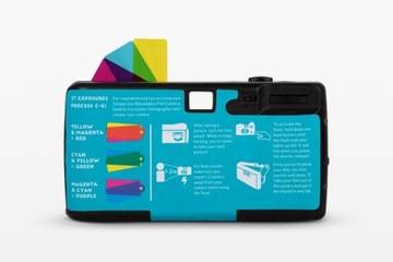 Простая в использовании камера Lomography Бирюзового цвета