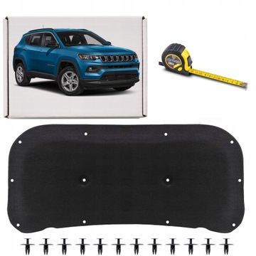 фото thumb №1, Jeep compass ii mp 17-20 передний рестайлинг шумоизоляция капота 68244280aa + клипсы