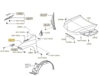 фото thumb №1, Оригінальний номер toyota крила передній правий toyota hilux 53811yp010